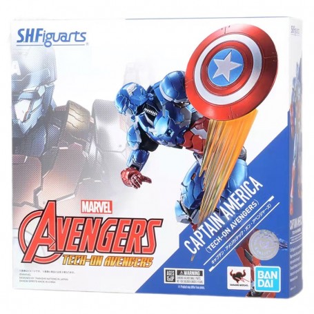 Tech-on Avengers - Captain America - S.H.Figuarts