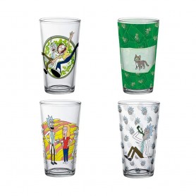 Vasos De Vidrio – Rick & Morty 4 pack