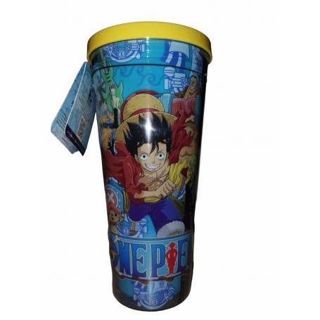 Vaso con popote - One Piece Crew