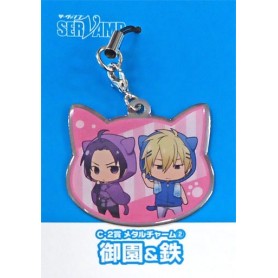 Servamp -  Arisuin & Sendagaya - Metal Charm