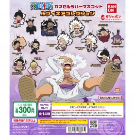 One Piece Capsule Rubber Mascot Luffy Gear Collection