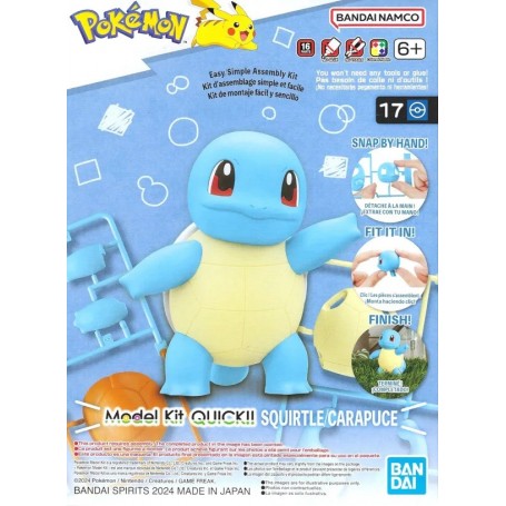 Pokemon - Squirtle - Model Kit Quick 17