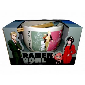 Bowl Ramen con Palillos Spy x Family White