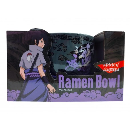 Bowl Ramen con Palillos Naruto Sasuke